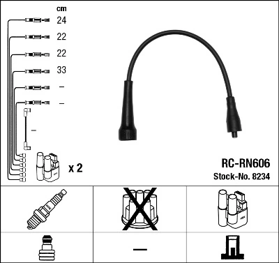 Ignition Cable Kit 8234