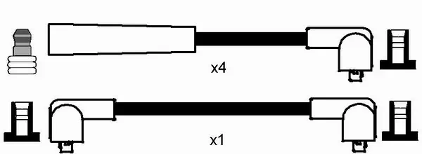 NGK 0842 Ignition Cable Kit