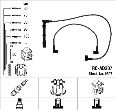 Set kabel pengapian 0507