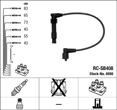 Ignition Cable Kit 0898