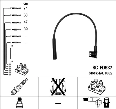 Ignition Cable Kit 0632
