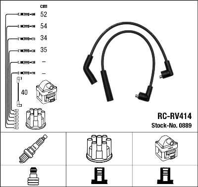 Ignition Cable Kit 0889