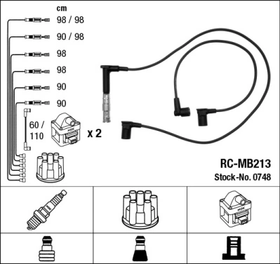 Ignition Cable Kit 0748