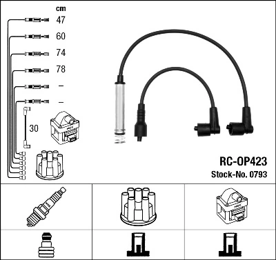 Ignition Cable Kit 0793