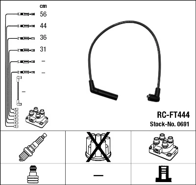 Ignition Cable Kit 0691