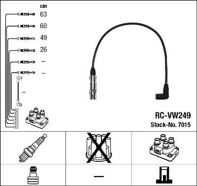 Ignition Cable Kit 7015