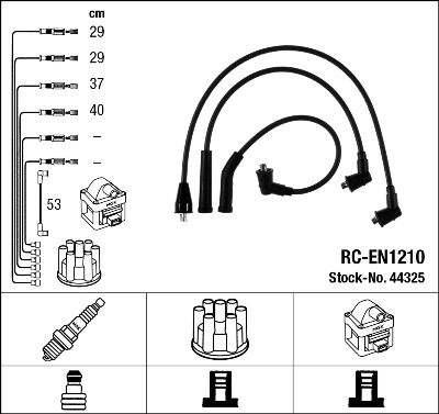 NGK 44325 Ignition Cable Kit