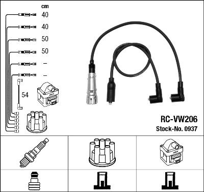 Ignition Cable Kit 0937