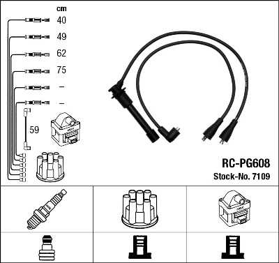 Ignition Cable Kit 7109