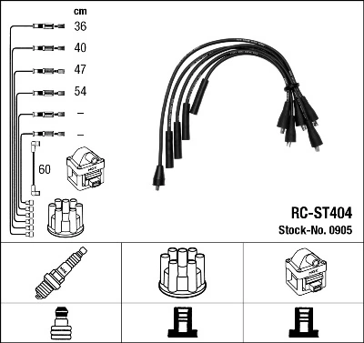 Ignition Cable Kit 0905