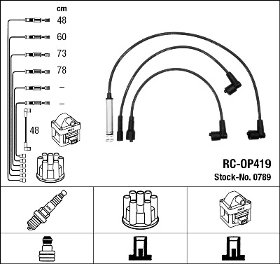 Ignition Cable Kit 0789