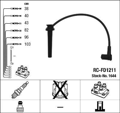 Ignition Cable Kit 1644