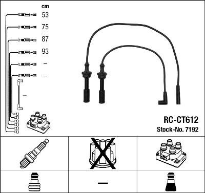 NGK 7192 Ignition Cable Kit