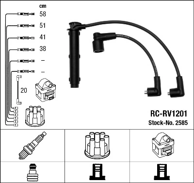 Ignition Cable Kit 2585