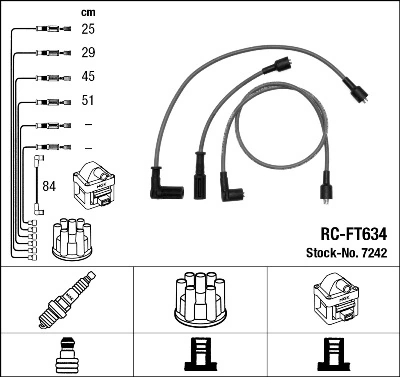 Ignition Cable Kit 7242