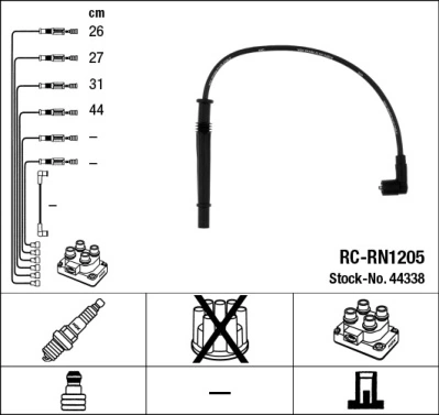 Ignition Cable Kit 44338