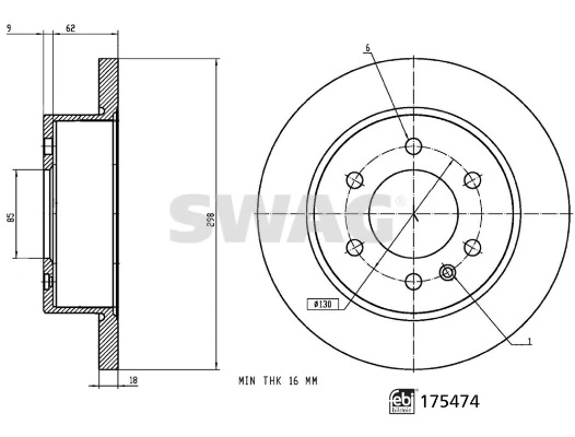 Cakera Brek 33 10 5287