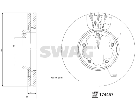 Brake Disc 33 10 2209