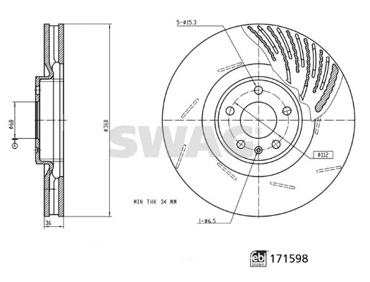 Brake Disc 33 10 0963