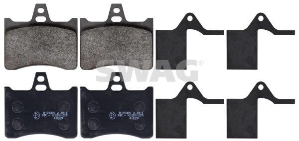 Brake Pad Set, disc brake 64 11 6035