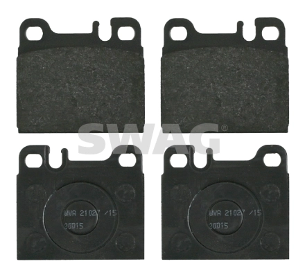 Brake Pad Set, disc brake 10 91 6254