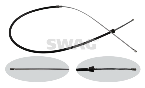 Cable Pull, parking brake 30 93 6348