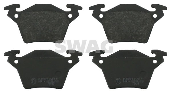 Brake Pad Set, disc brake 10 91 6255