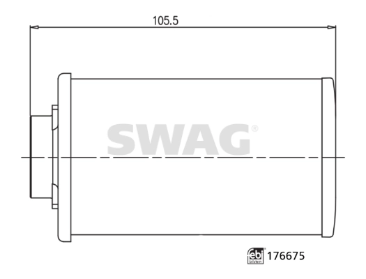Hydraulic Filter, automatic transmission SWAG extra 33 10 3673