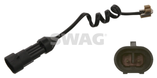 Warning Contact, brake pad wear 37 93 5450