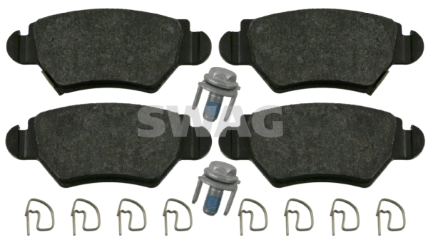 Brake Pad Set, disc brake 40 91 6445
