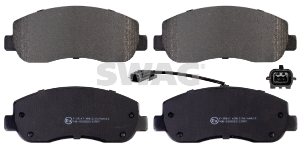Brake Pad Set, disc brake 60 91 6845