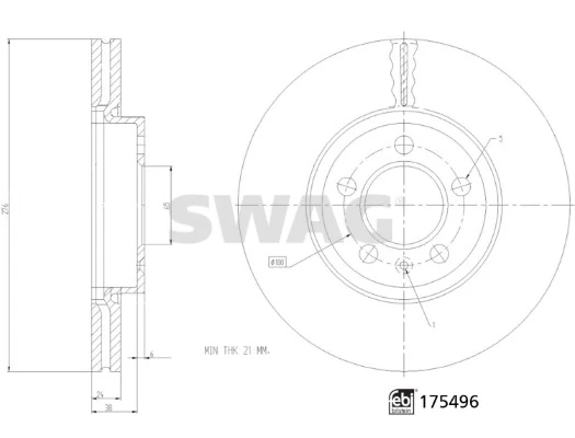 Brake Disc 33 10 6928