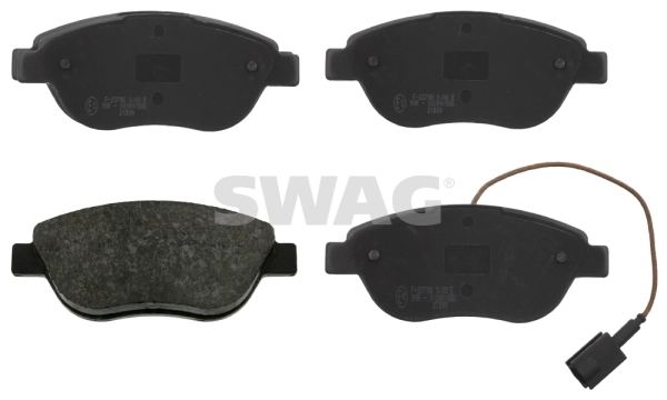 Brake Pad Set, disc brake 70 91 6554