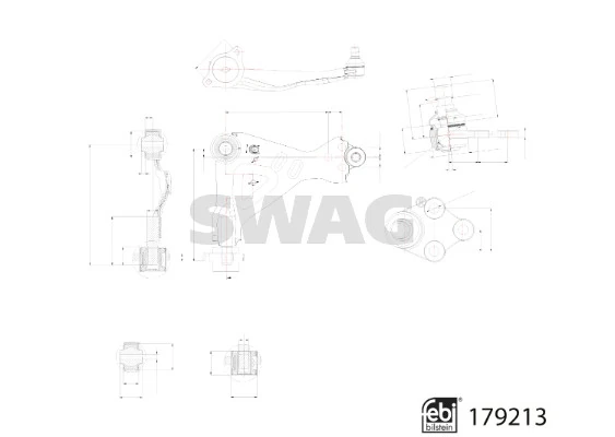 Control/Trailing Arm, wheel suspension 33 10 4826
