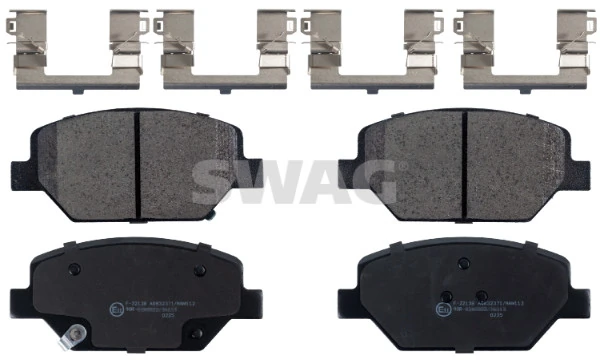 Brake Pad Set, disc brake 33 10 7487