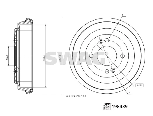 Brake Drum 33 11 3014