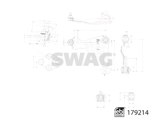 Control/Trailing Arm, wheel suspension 33 10 4827