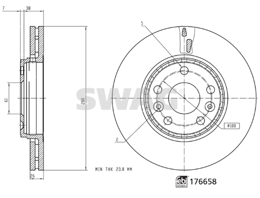 Brake Disc 33 10 3665