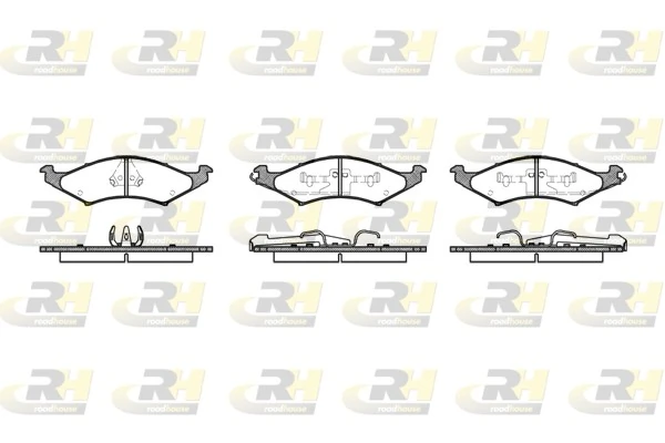 Brake Pad Set, disc brake 2527.00