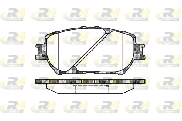 Brake Pad Set, disc brake 2884.00