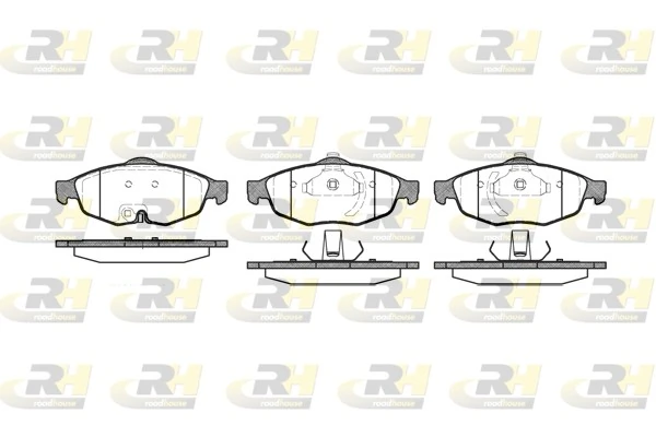 Brake Pad Set, disc brake 2812.02