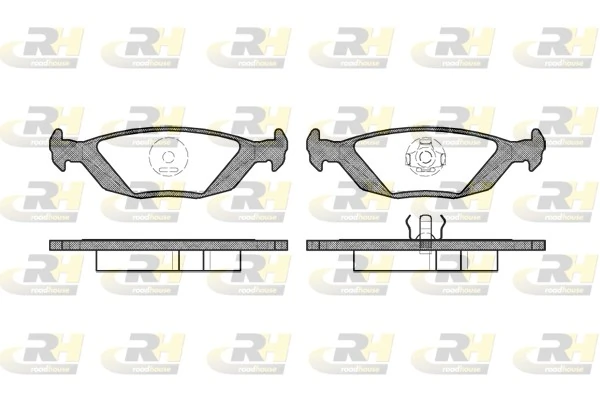 Brake Pad Set, disc brake 2155.20