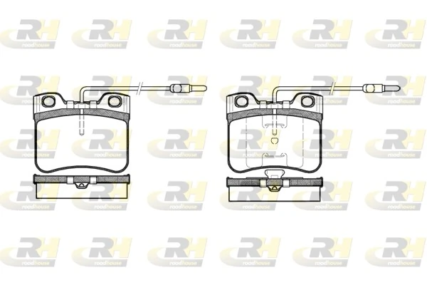 Brake Pad Set, disc brake 2247.14