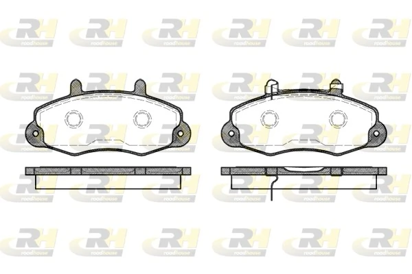 Brake Pad Set, disc brake 2391.02