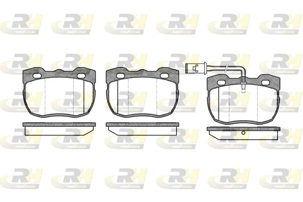 Brake Pad Set, disc brake 2267.11