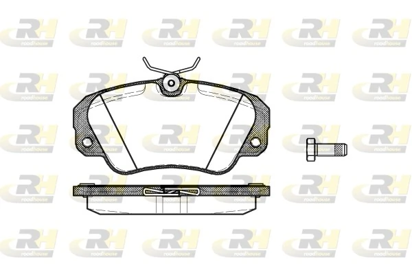 Brake Pad Set, disc brake 2382.00