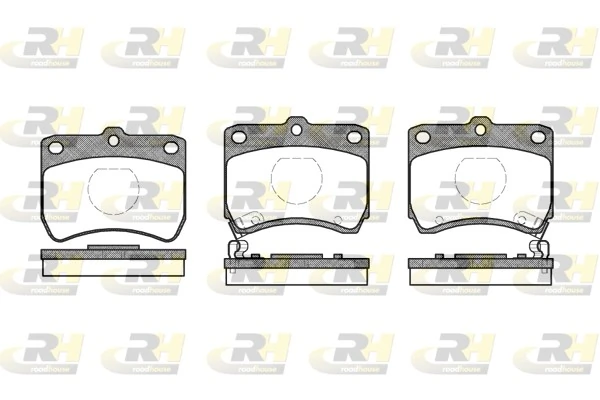 Brake Pad Set, disc brake 2271.02