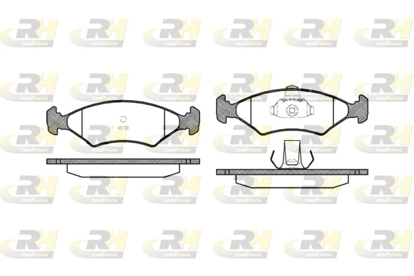 Brake Pad Set, disc brake 2119.10