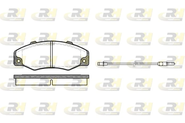 Brake Pad Set, disc brake 2220.02