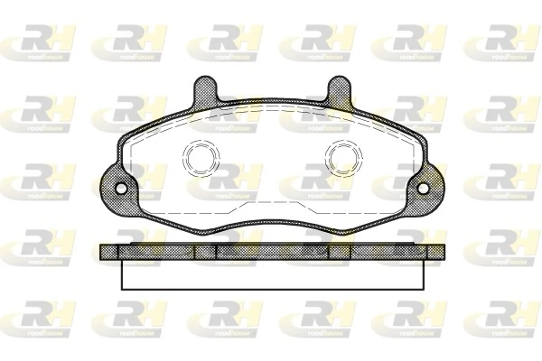Brake Pad Set, disc brake 2391.00
